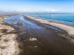 Plage inondee en camargue