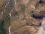 Top shot d une plage en camargue