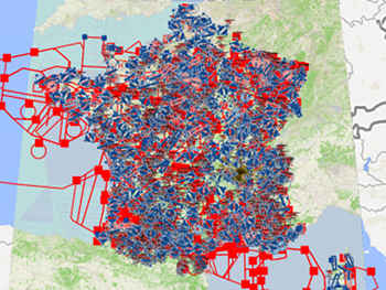 Cartes de l’espace aérien pour les drones