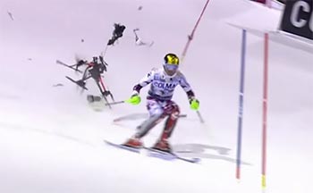 Crash de drone en Italie pendant la coupe du monde de ski alpin